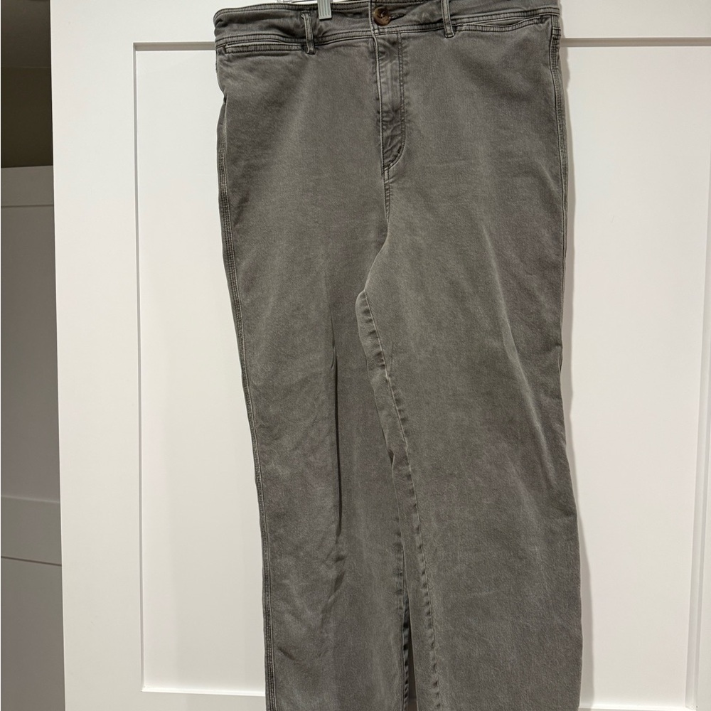 LOFT Light army green Denim Pants